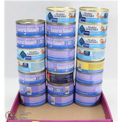ON CHOICE: FLAT OF ASSORTED CAT FOOD CANS