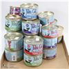 Image 1 : LARGE FLAT OF ASSORTED CAT FOOD CANS