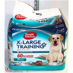 BAG OF 50 EXTRA LARGE TRAINING PADS