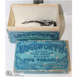 EDGEWORTH PIPE TOBACCO CONTAINER FILLED WITH