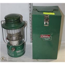ON CHOICE: 1981 COLEMAN LANTERN WITH METAL BOX