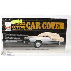 POLY COTTON CAR COVER.