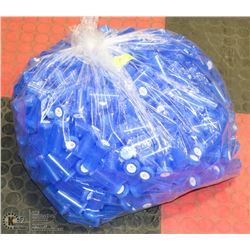 LARGE QUANTITY OF BLUE PILL/STORAGE BOTTLES.