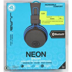 JLAB NEON WIRELESS ON EAR HEADPHONES