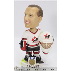 MARTIN BRODEUR TEAM CANADA BOBBLE HEAD