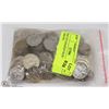 Image 1 : BAG OF CANADIAN NICKELS 1940-50'S