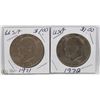 LOT OF 2 USA DOLLAR INCL 1971-1972.