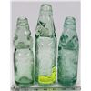 Image 1 : 3 ANTIQUE CODD BOTTLES INVENTED IN 1872. THESE
