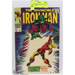 THE INVINCIBLE IRONMAN ISSUE #5, 12 CENT COMIC