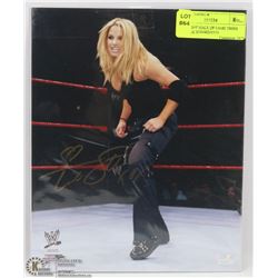 WWE/WWF HALL OF FAME TRISH STRATUS SIGNED 8X10