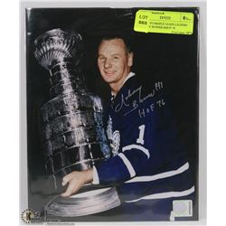 TORONTO MAPLE LEAFS LEGEND JOHNNY BOWER HHOF 76