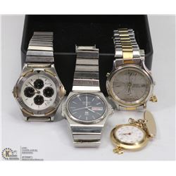 BOX OF WATCHES(MAY NEED REPAIRS OR BATTERIES?)