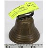 Image 1 : BRASS BELL STAMPED WITH CROSS AND 1878.