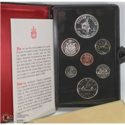 1975 RCM  SILVER DOUBLE DOLLAR SET