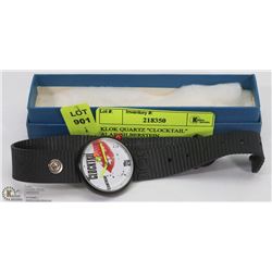 KLOK QUARTZ "CLOCKTAIL" ALAINSILBERSTEIN