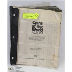 ESTATE "COINS OF THE WORLD ALBUM" WITH