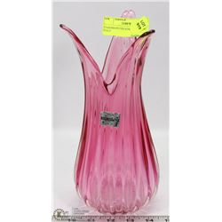 HANDMADE CRYSTAL VASE FROM ITALY