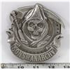 Image 1 : SONS OF ANARCHY CHROME REAPER BELT BUCKLE
