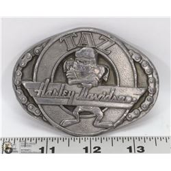 HARLEY DAVIDSON TAZ COLLECTOR BELT BUCKLE