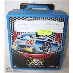 ESTATE  HOTWHEELS CASE WITH CONTENTS(CARS)