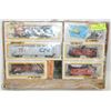 Image 1 : BACHMANN HO TRAIN SET WITH CARBOARD BOTTOM AND