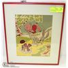 Image 1 : VINTAGE BUGS BUNNY CARTOON PICTURE FRAMED