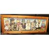 Image 1 : LARGE FRAMED BEAR FAMILY WEDDING PICTURE.