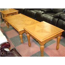 3PC COFFEE & END TABLE SET