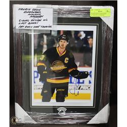 HENRIK SEDIN GUARANTEED AUTHENTIC AUTOGRAPH