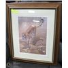 Image 1 : FRAMED PICTURE OF A TIGER 27” X 23”