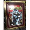 Image 1 : LARGE PROFESSIONALLY FRAMED LADY DEATH PRINT