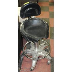HARLEY DAVIDSON SEAT SHOP STOOL.