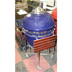 CHROME TOP BLUE LOUISIANA GRILL 22" KOMODO