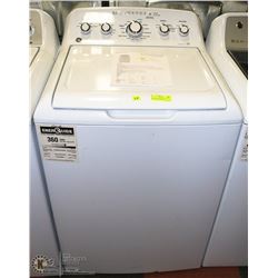 GE 4.9CUFT TOP LOAD STAINLESS STEEL BASKET WASHER