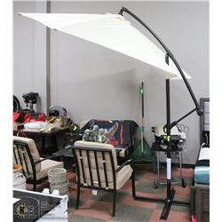 HOMETRENDS 10FT ROUND OFFSET UMBRELLA