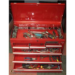 MEDIUM SIZE MASTERCRAFT TOOL BOX (12X26X15) FULL