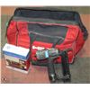 Image 1 : HILTI TOOL BAG WITH NAIL GUN AND CAULKING GUN,