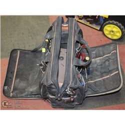 KLEIN TOOL BAG WITH ASSORTED HAND TOOLS, SCREW