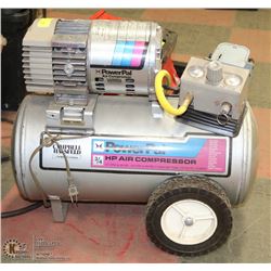 CAMPBELL HAUSFELD 3/4HP AIR COMPRESSOR ON WHEELS