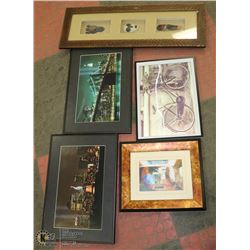 TOTE OF FURNITURE STORE ARTWORK INCL SHADOWBOX