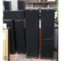 NUANCE 7 SPEAKER SYSTEM WITH POWER SUB WOOFERS