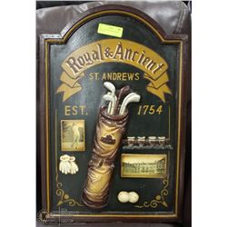 VINTAGE WOODEN HANDMADE "ROYAL &