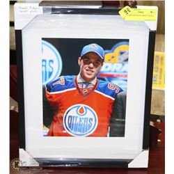 FRAMED MCDAVID DRAFT PHOTO.