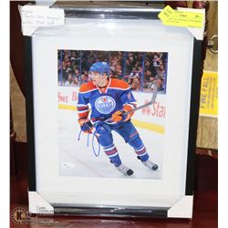 FRAMED TAYLOR HILL AUTOGRAPH WITH JSA COA.