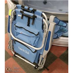 2 TOMMY BAHAMA TIME TO CHILL BACK PACK CHAIRS