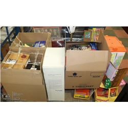 CART FILLED WITH ESTATE ITEMS INCL CHRISTMAS AND