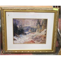 STORE CLOSURE FRAMED PICTURE