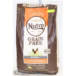NUTRO GRAIN FREE SENIOR ADULT DOG FOOD 24LBS