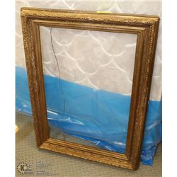 ANTIQUE 20X30 ORNATE PICTURE FRAME.