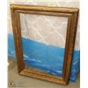 Image 1 : ANTIQUE 20X30 ORNATE PICTURE FRAME.